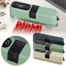 Household Small Vacuum Charging Sealing Machine Compact Vacuum Sealer Machine with Airtight Bags and Roll - Ideal for Airtight Food Storage