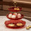 Βάση για Cupcakes 3 Επιπέδων, Πλαστική Αποσπώμενη Βάση για Επιδόρπια με Σχήμα 1