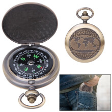 Vintage Outdoor Compass, Pocket Watch Compass, Christmas Gifts For Colleague, Family Outdoor Navigation Tools Your Friends