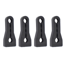 4Pcs Car Door Car Door Lock Sound Deadener Buffer Quiet Soundproofing Seal Seal Buffer