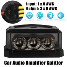 1 x 0 Gauge input 3 x 0 Gauge Output Audio Power Ground Amp Distribution Block