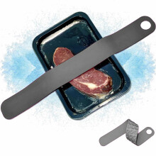 Silikonupptiningsband för kött, frukt och grönsaker, 40x5 cm, grå