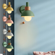 Applique murale LED en fer, lampe de chevet 16 x 15 x 15 cm