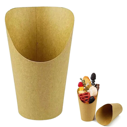 50 stk. 12oz kraftpapir-suppekopper 1