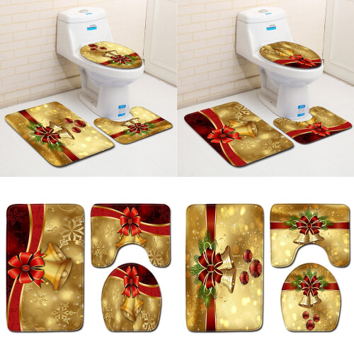 3-teiliges Weihnachts-WC-Deckelset für Standard-WCs 1