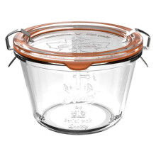 Weck743Üveg befőttesüveg, 350 ml, légmentesen záródó fedéllel