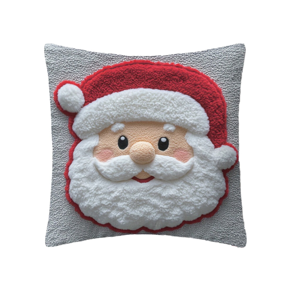 Christmas Decorative Pillow Covers 17.7x17.7 Inches, Soft Fabric with Hidden Zipper, Ideal for Home Decor, Perfect Xmas Holiday Pillow Cases