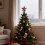 8" Star Christmas Tree Topper, Gold Silver Red or White 4