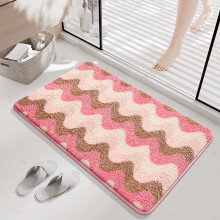 Halkfri absorberande dörrmatta i teddyfleece, 60x90cm