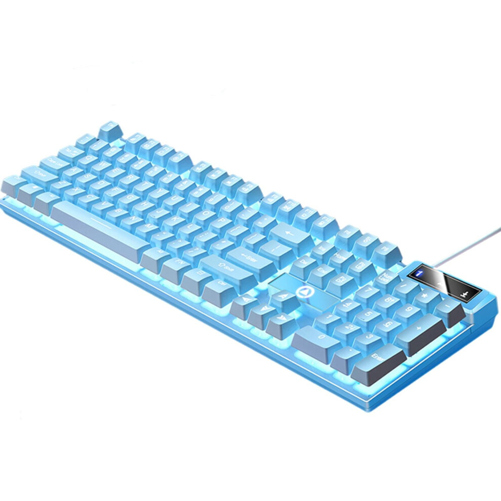 Gaming Keyboard Wired Pc Keyboard With Led Lighting For Desktop Computer Gaming And Office Use White 9558633948066