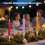 Claus Pillar Candles Orange Long Pole 12-inch 5