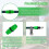 Kit de réparation de tuyau extensible – 10 pièces, vert, double canal 5