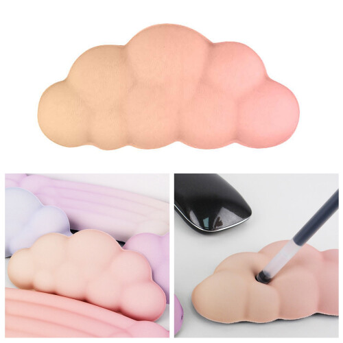 Apoio de pulso em formato de nuvem para teclado e mouse 1