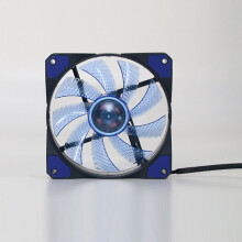Computer Cooling Fan Blue with Rgb Lighting Quiet Silent Pc Case Fan