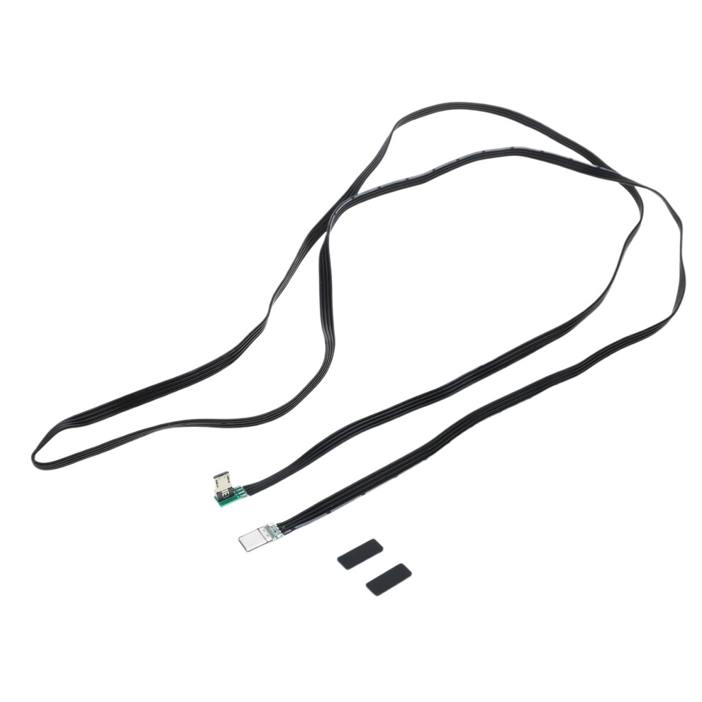 Short Usbc Flat Thin Ribbon Fpc Cable Usb Typec 90 Degree To Microusb For Data And Charging 9558633948172