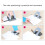 Double Hole Punching Tool 20 Sheets Capacity for Paper Cardstick Sheet 4