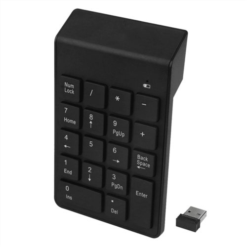 10 Keys Wireless USB Number Pad Keyboard with 2.4G Mini USB Numeric Receiver for Laptop Desktop PC Notebook 2
