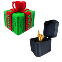 Annoying Present Prank Box with Screws – Funny 3D Printed Gag Gift, Compatible with All Occasions & Christmas 2025
