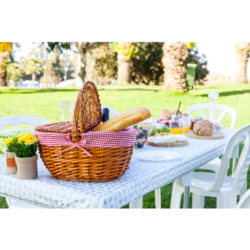 Ελαστικό κάλυμμα τραπεζιού 6ft, αδιάβροχο ύφασμα με λάστιχο για πτυσσόμενα 1