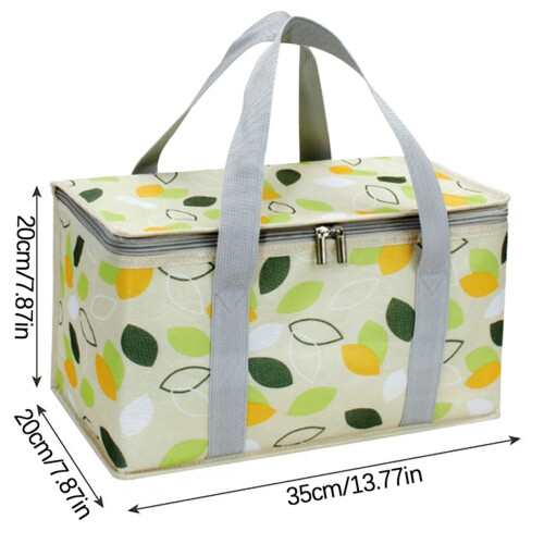 Sac isotherme réutilisable pour pique-nique vert 24L 2
