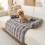 Scabre Dream Cloud Pet Sofa Bed, Άνετη Μαλακή Πλενόμενη Αντιολισθητική Κουβέρτα για Κατοικίδια 1