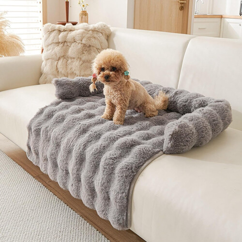 Scabre Dream Cloud Pet Sofa Bed, Άνετη Μαλακή Πλενόμενη Αντιολισθητική Κουβέρτα για Κατοικίδια