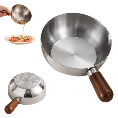Stainless Steel Cooking Pot17cm with Handle 2