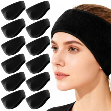 Bandeau cache-oreilles pour femme, doux, extensible et coupe-vent, 12