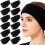 Fascia per capelli da donna con paraorecchie, morbida, elastica e antivento. 12 pezzi 1