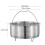 KALLORY Compact Steamer Basket Insert for Pot with Fast Drainage and Easy Storage 2