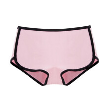 Trosor för kvinnor, Läckagesäkert underkläder med hög midja för kvinnor, bekväma trosor för natten, Damunderkläder, Rosa, 2XL
