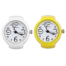 Anillo de reloj para mujer, color surtido, 2 piezas, novedad, vintage, decorativo
