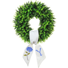Ghirlanda in cedro effetto "tocco reale" da 60 cm per la porta d'ingresso