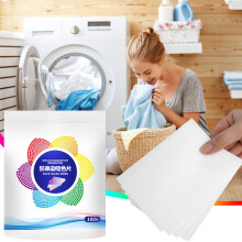 100 Sheets Color Absorbing Laundry Sheets, 20% Thicker Layer | Prevents Bleed & Fading | Honeycomb Tech for Mixed Loads