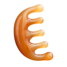 Resin Scalp Massage Comb with Five Finger Balls, Thickening Hair Brush for Head Massage, Portable Home Travel Hair Care Tool