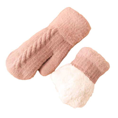 Πλεκτά γάντια Unisex, αντιανεμικά, ζεστά, γάντια ενηλίκων, κατάλληλα για άνδρες και