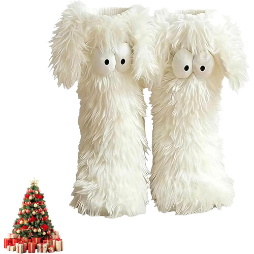 Muffle Friends Cozy Socks, Γυναικείες Χειμερινές Ζεστές Ασαφείς Αντιολισθητικές Κάλτσες