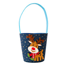 Sac fourre-tout décoré pour Noël, sac cadeau de Noël, sac à bonbons pour enfants