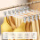 Πακέτο 20 μεταλλικών κρεμάστρων παντελονιών βαρέως τύπου με ρυθμιζόμενα κλιπ 4