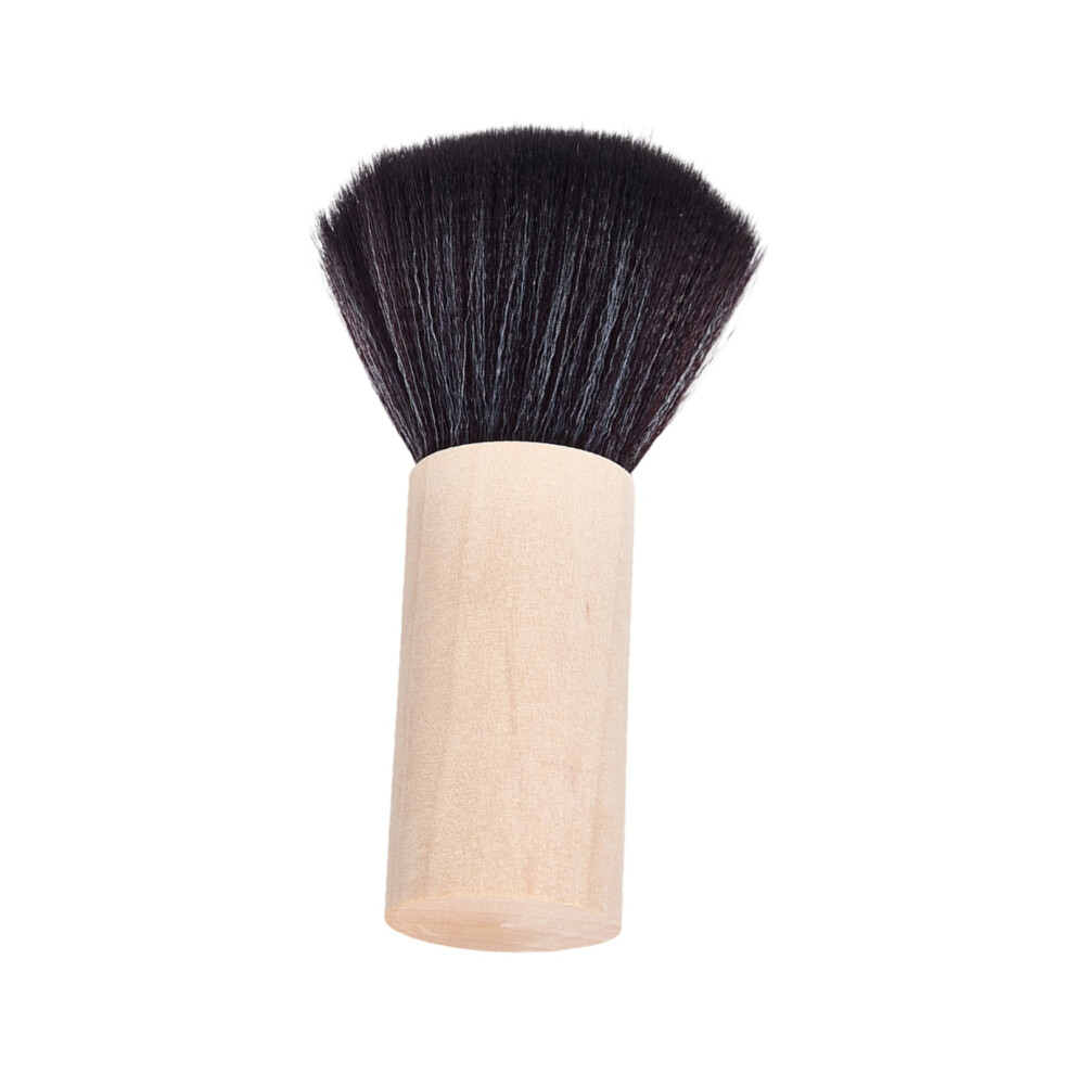 Barber Brush Nylon Bristles Wooden Handle 1pc