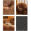 Plush Paw-Shaped Calming Pet Bed Medium Donut Cushion 6