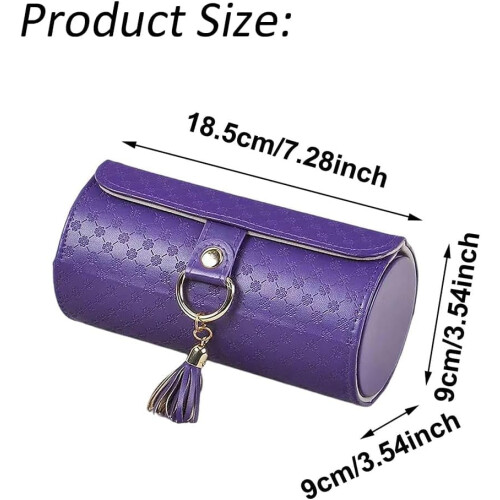 Estuche de viaje para joyas de mujer con tres compartimentos 1
