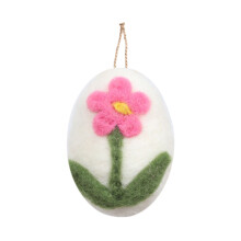 Kit para hacer huevos de Pascua de fieltro de lana sintética con palomas