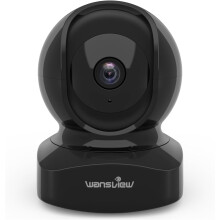 WiFi-sikkerhetskamera3MP360 nattsyn svart