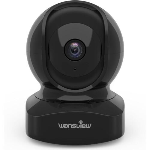 WiFi-sikkerhetskamera3MP360 nattsyn svart