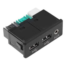 USB-portti vuosimalleille 2016-2018Vaihda 795405013 28023-9DD0A USB AUX -porttisovitin Auto Aux -portin virtapistoke