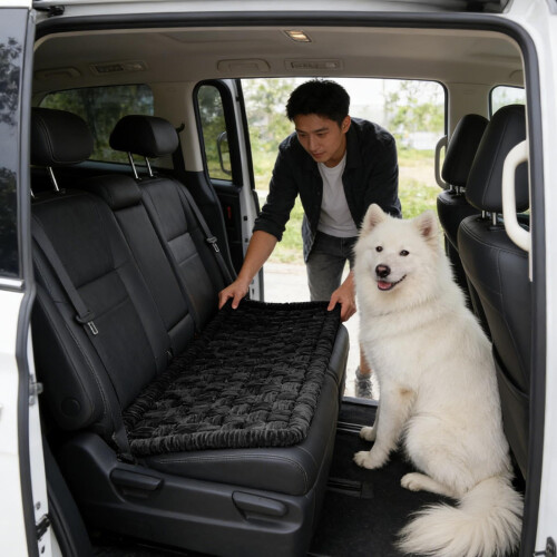 Cama ortopédica para cães de grande porte com capa lavável e 2