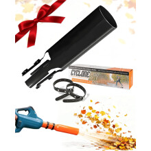 2nd Gen Cyclone2x Blower Attachment, Compatible with LB615/LB765, 2-4" Circular Nozzle, Instant Airflow Boost (Black, 1PC)