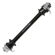 Axe de moyeu de vélo en acier Avant 150 mm Arrière 180 mm