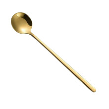 Cucharas de mango largo para remover café, postres y bebidas. Bordes lisos y duraderos. Ideales para la cocina y el hogar.